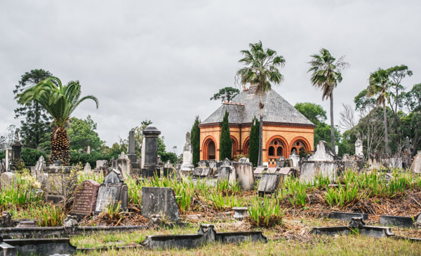 An historic portion of the Rookwood Necropolis, Rookwood NSW
