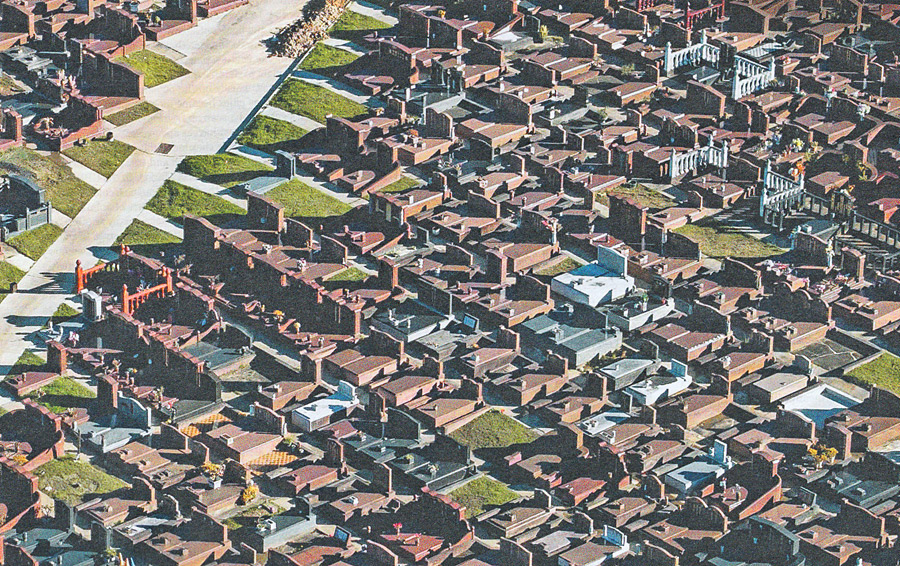 Rookwood - a portion of the necropolis from the air
- from SMH GoodWeekend 29 Nov. 2025