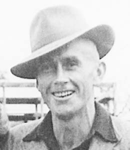 Roy Stevens (aka Francis Milkins) about 1950 (from Robyn Stevens)