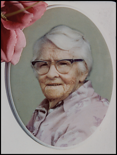 A photo of Adeline from her headstone in Morpeth Cemetery