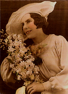 Janet Fairhall - at Furnival's Wedding 1936 (from Kay Robson)