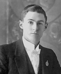 Rupert Compton on his wedding day 1920