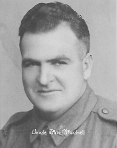 Private Victor James Mitchell about 1940 -from Sharene Mitchell
