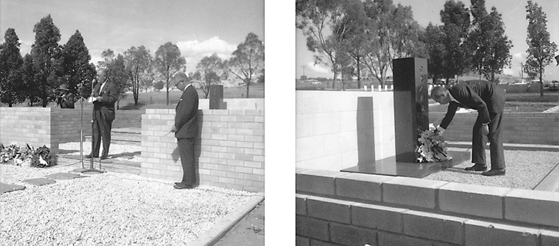 Official opening of the Cowra Japanese War Cemetery
Image #7656-07 from The Pardey Collection - Cowra Family History Group